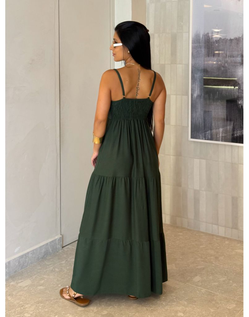 Vestido Viscolinho Louise Verde