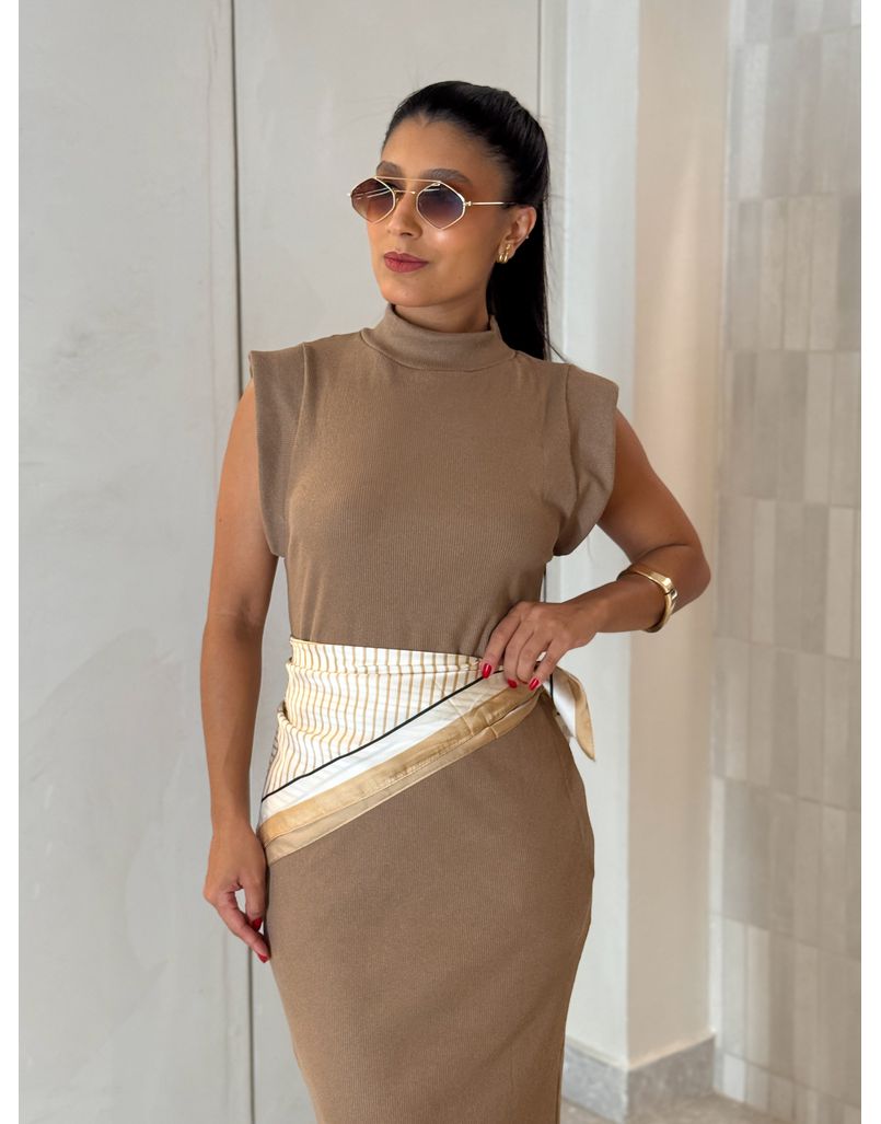 Lenço Lia Cappuccino 