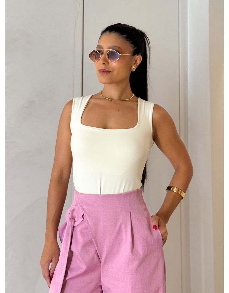 Body Decote Agatha Off