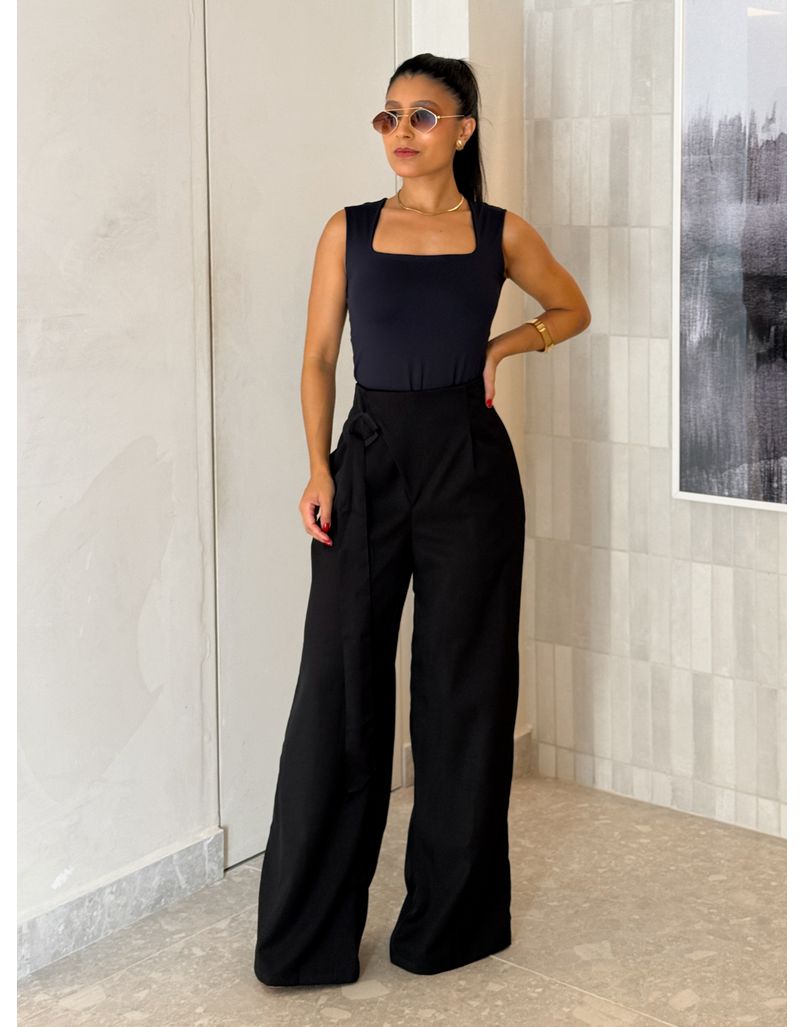 Body Decote Agatha Preto