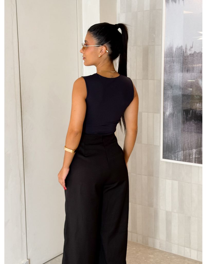 Body Decote Agatha Preto