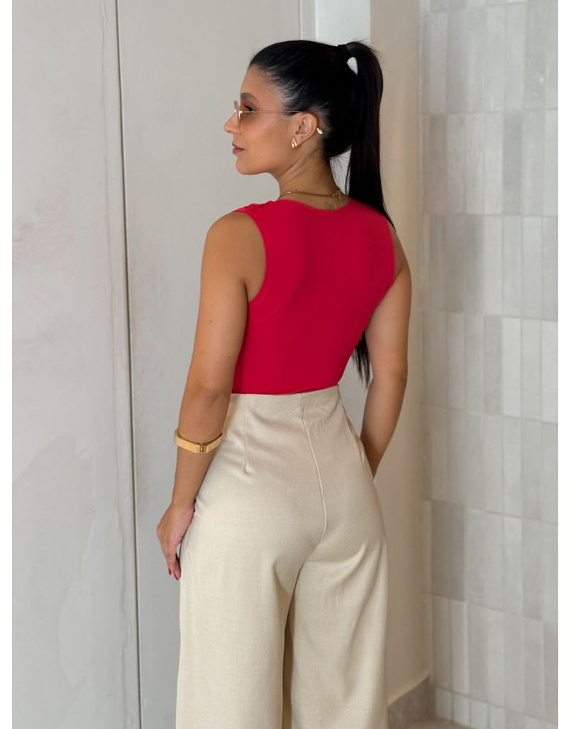 Body Decote Gaia Vermelho