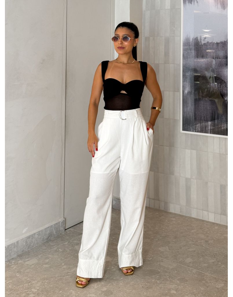 Calça Linho Célia Off