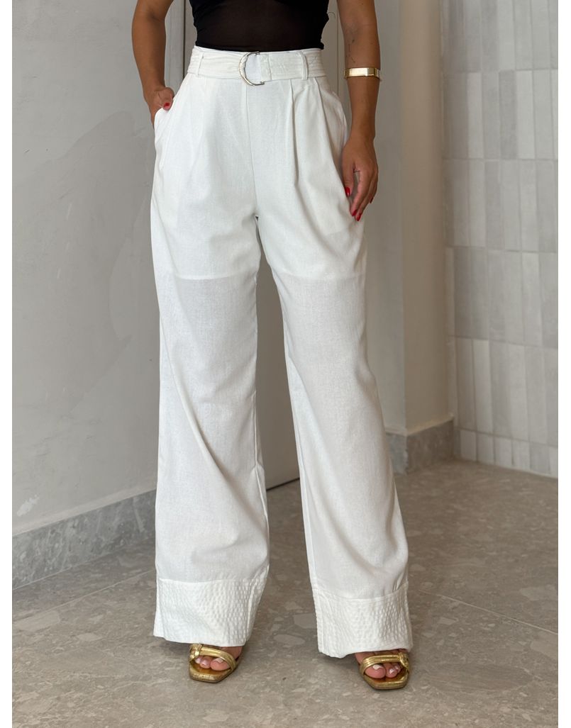 Calça Linho Célia Off