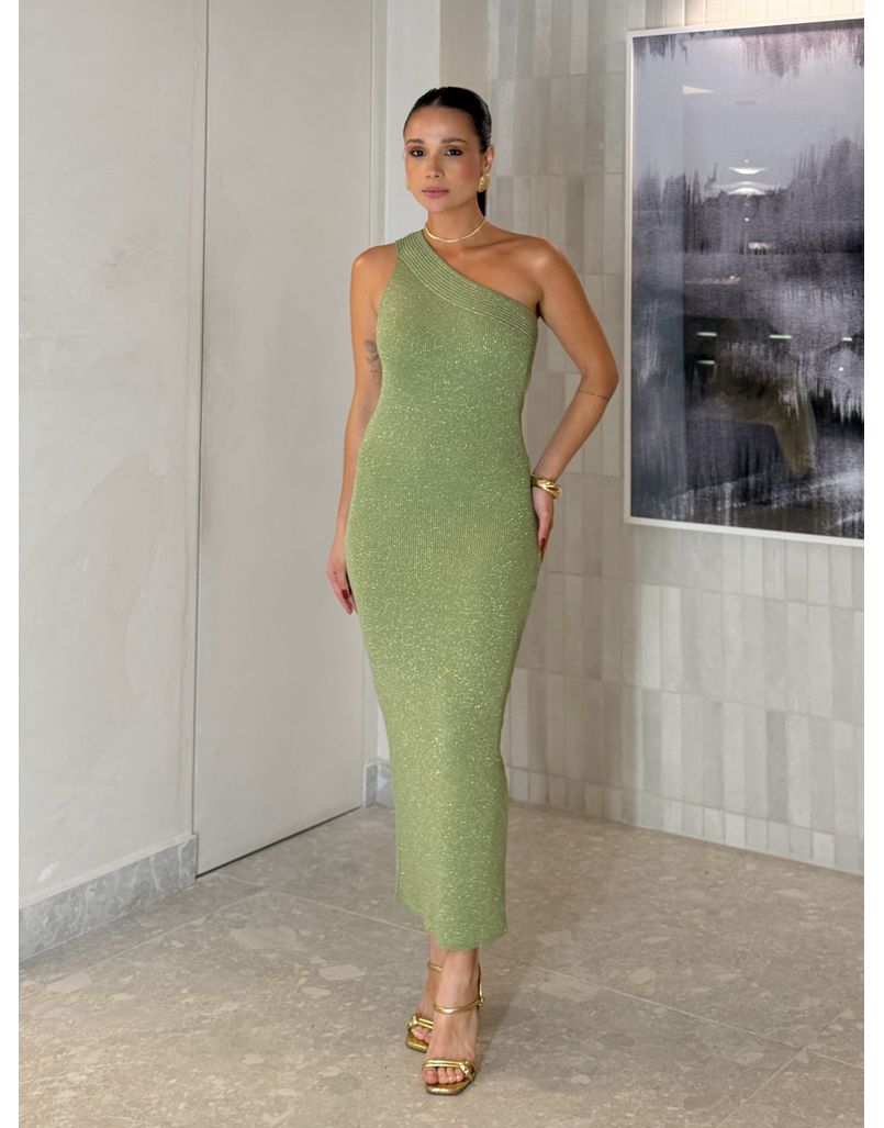 Vestido Lurex Morgana Oliva