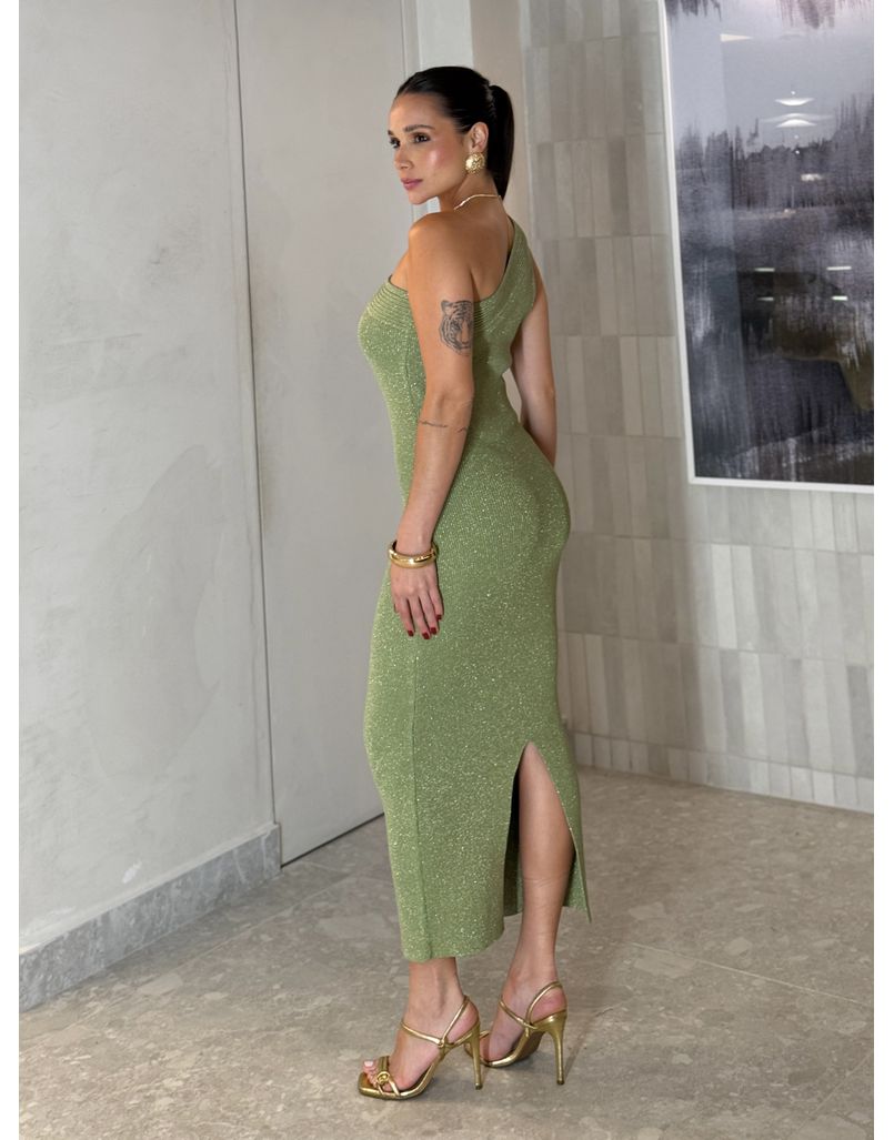 Vestido Lurex Morgana Oliva