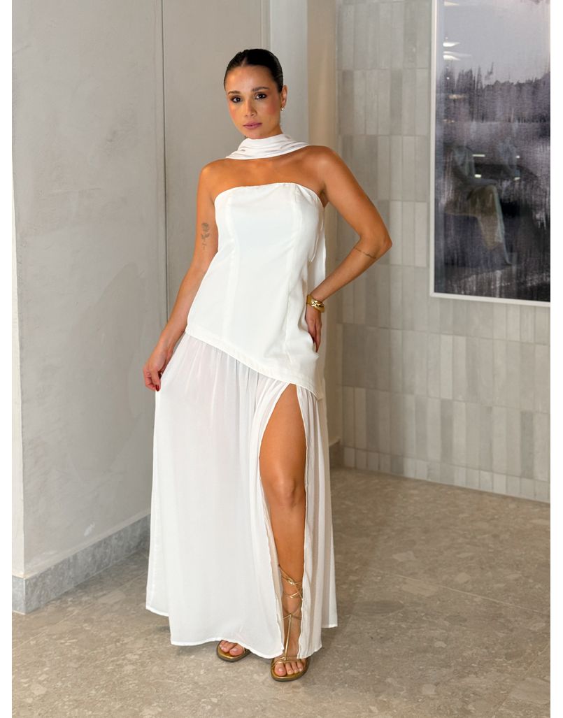 Vestido Midi Polly Branco