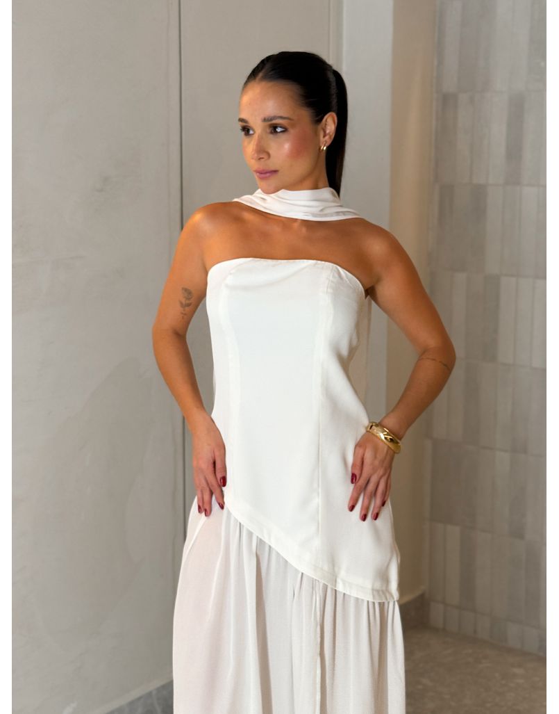 Vestido Midi Polly Branco