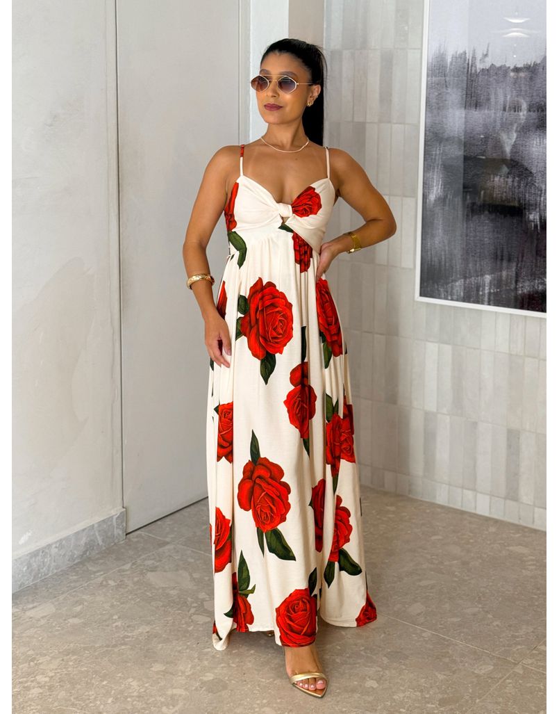 Vestido Estampado Filipinas Off