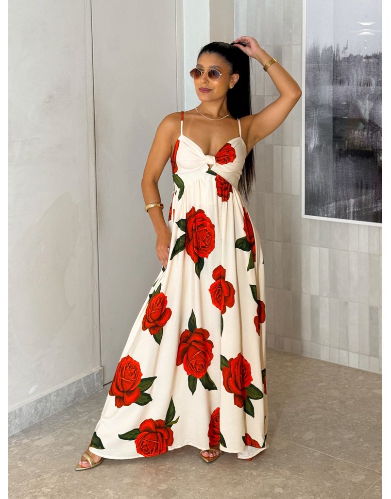 Vestido Estampado Filipinas Off