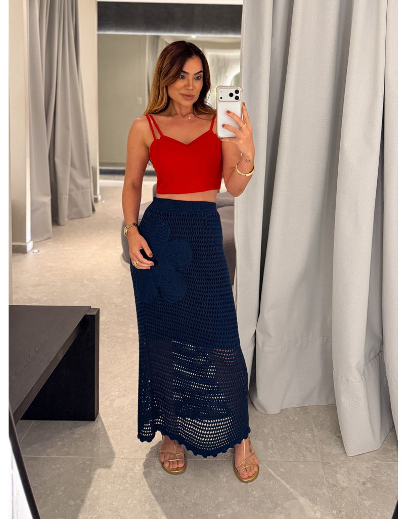 Blusa Alfaiataria Bella Vermelha