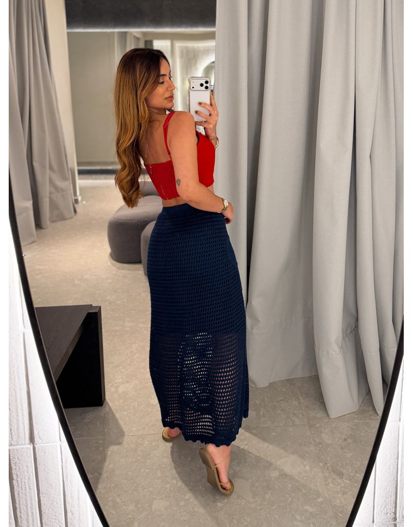 Blusa Alfaiataria Bella Vermelha