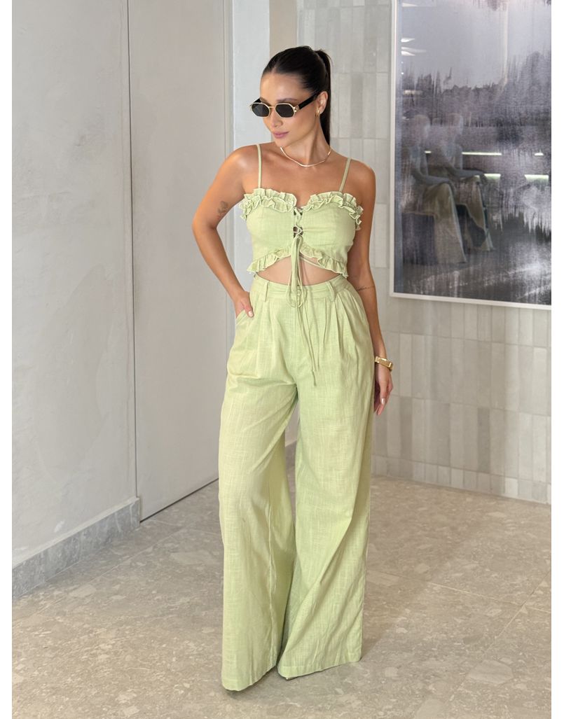 Conjunto Calça Mariane Verde