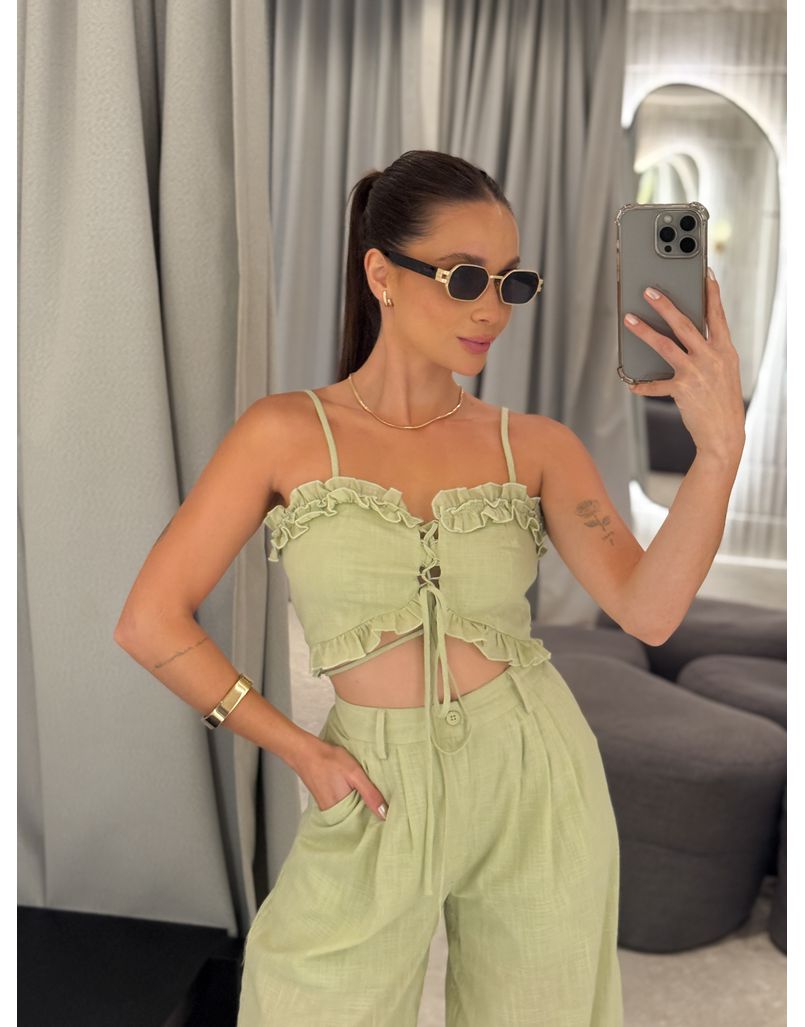 Conjunto Calça Mariane Verde