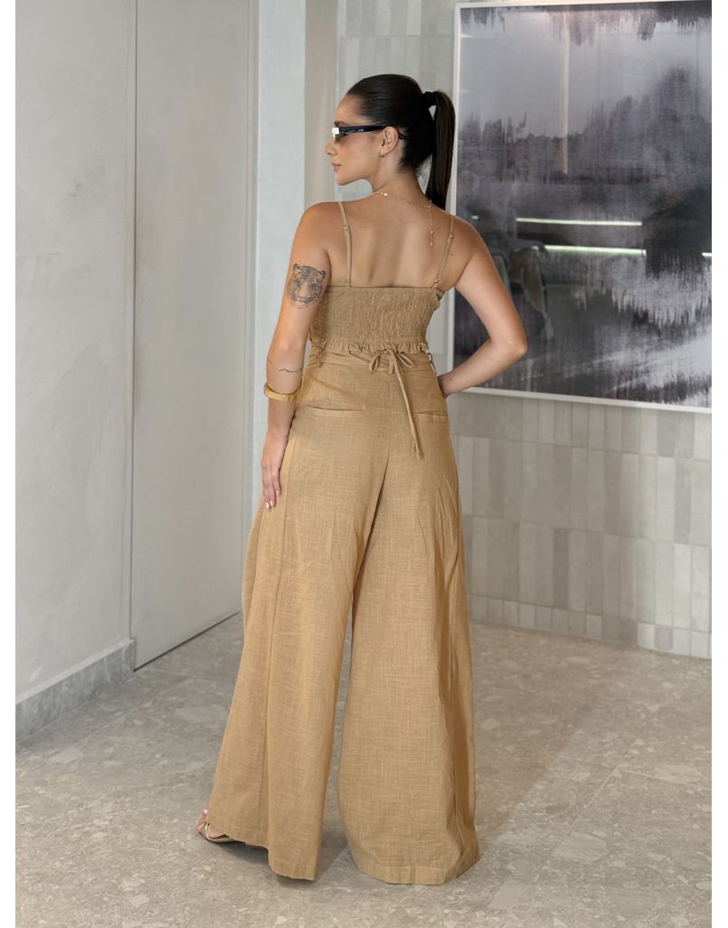 Conjunto Calça Mariane Cáqui 