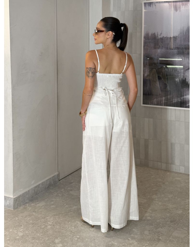 Conjunto Calça Mariane Branco 