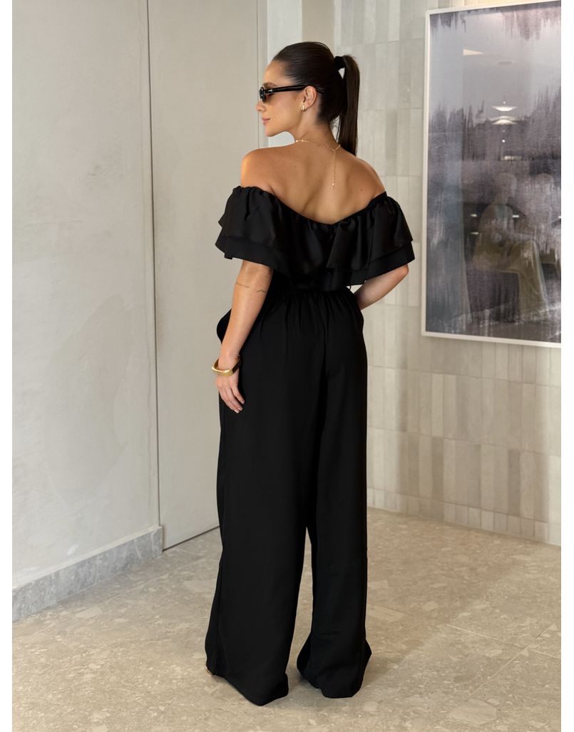 Calça Pantalona Jasmine Preta