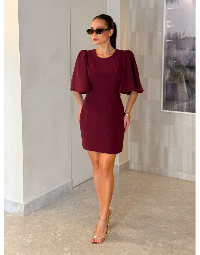 Vestido Alfaiataria Angel Cereja