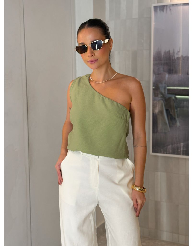 Blusa Viscolinho Viena Verde