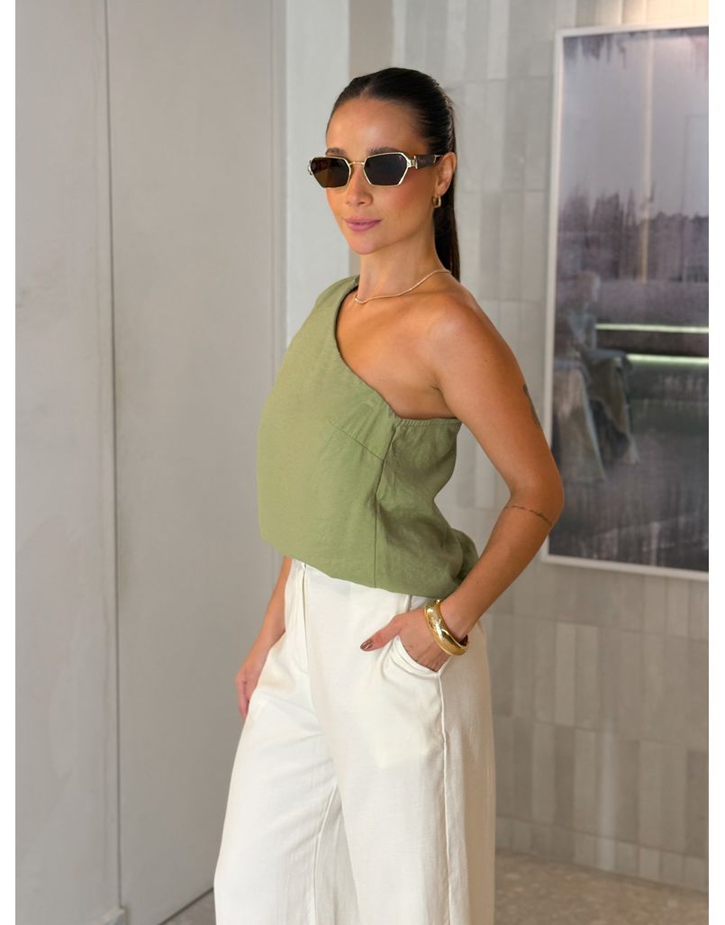 Blusa Viscolinho Viena Verde