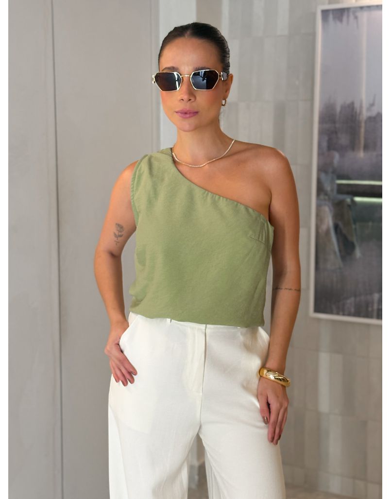 Blusa Viscolinho Viena Verde