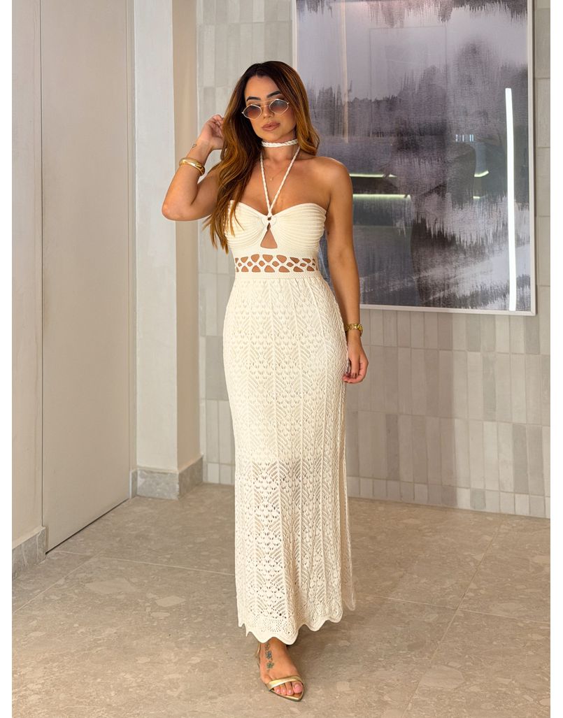 Vestido Tricot Verônica Off