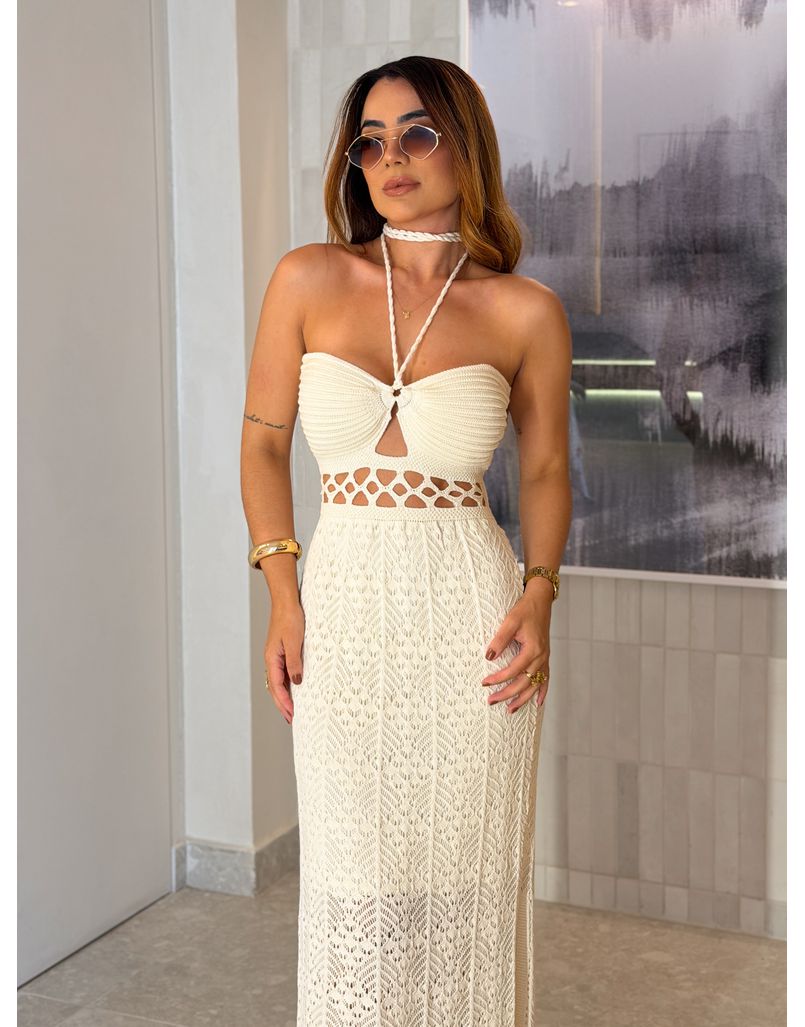 Vestido Tricot Verônica Off