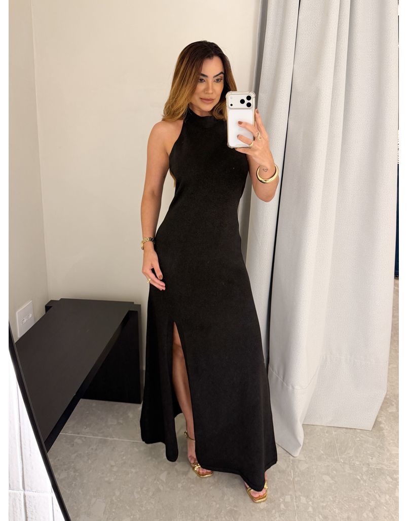 Vestido Frente Única Katiane Preto