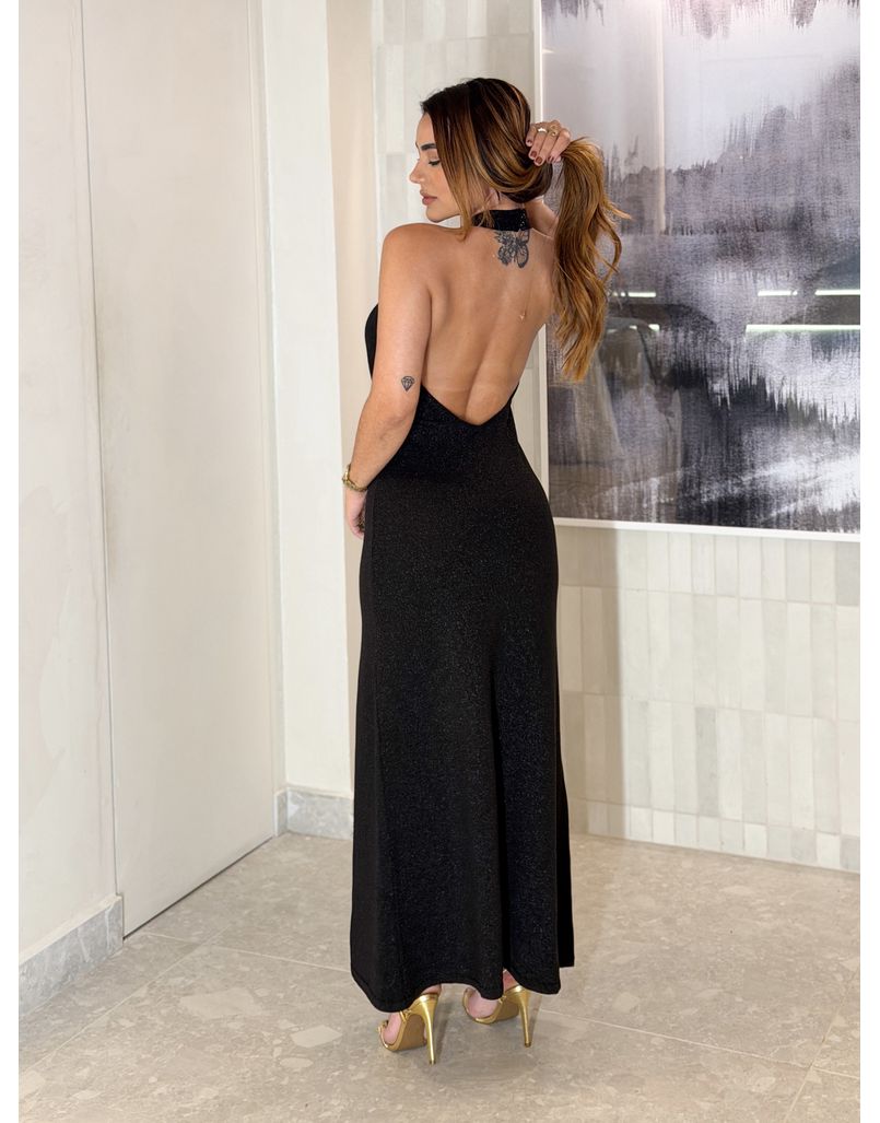 Vestido Frente Única Katiane Preto