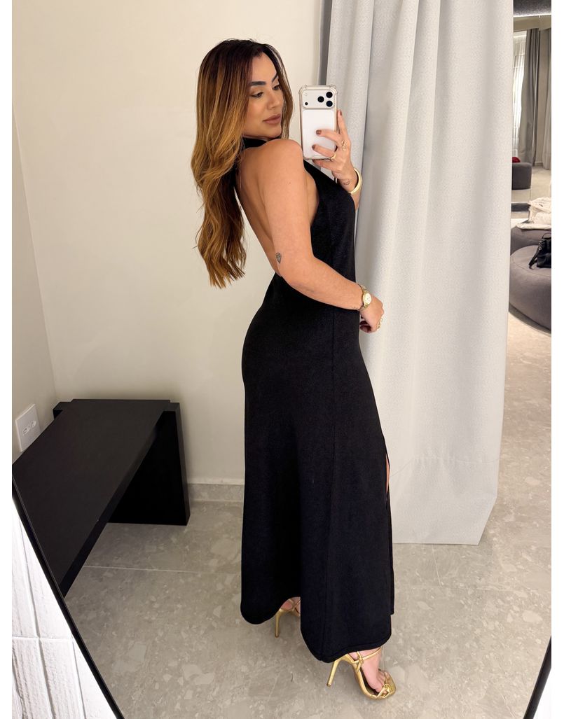 Vestido Frente Única Katiane Preto