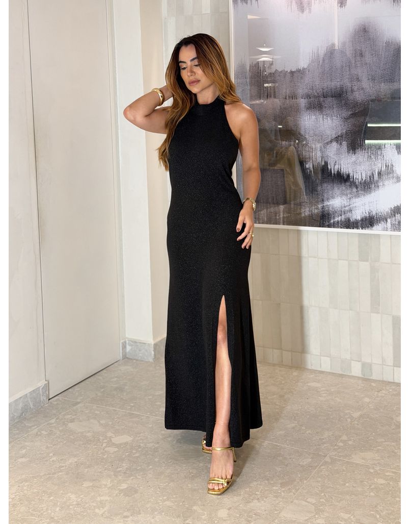 Vestido Frente Única Katiane Preto