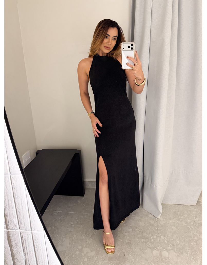 Vestido Frente Única Katiane Preto