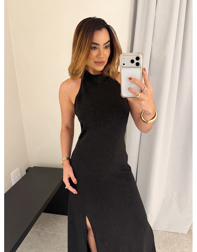 Vestido Frente Única Katiane Preto