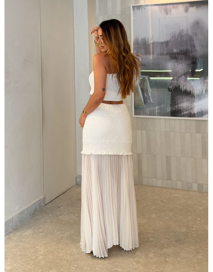 Conjunto Latex Kim Branco 