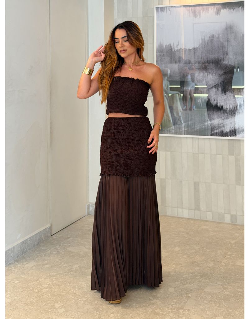 Conjunto Lastex Kim Café 