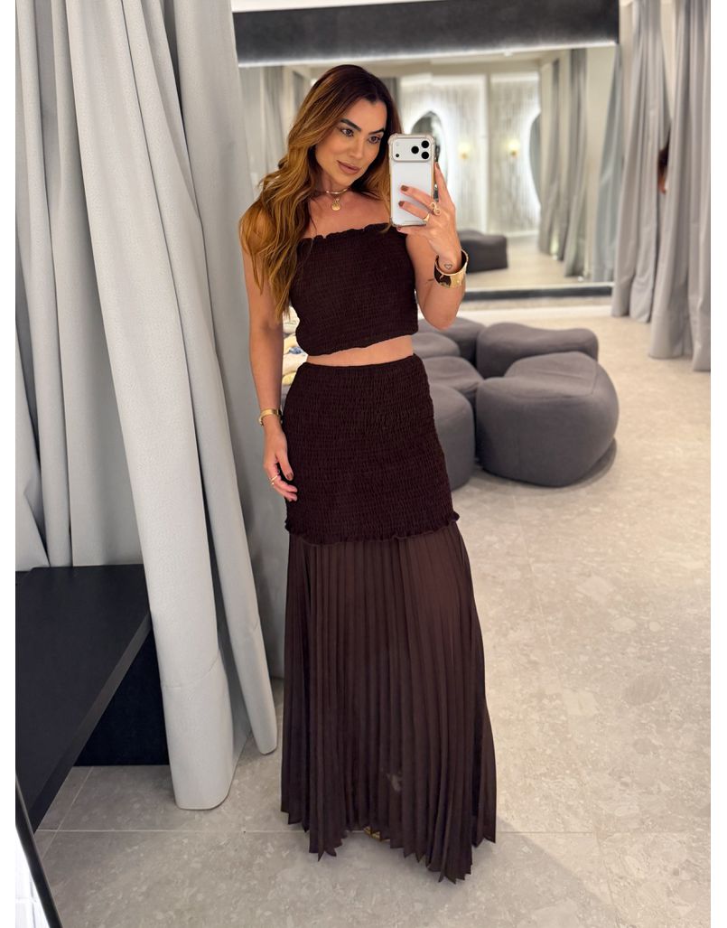 Conjunto Lastex Kim Café 