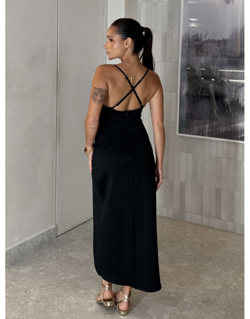 Vestido Alça Nara Preto