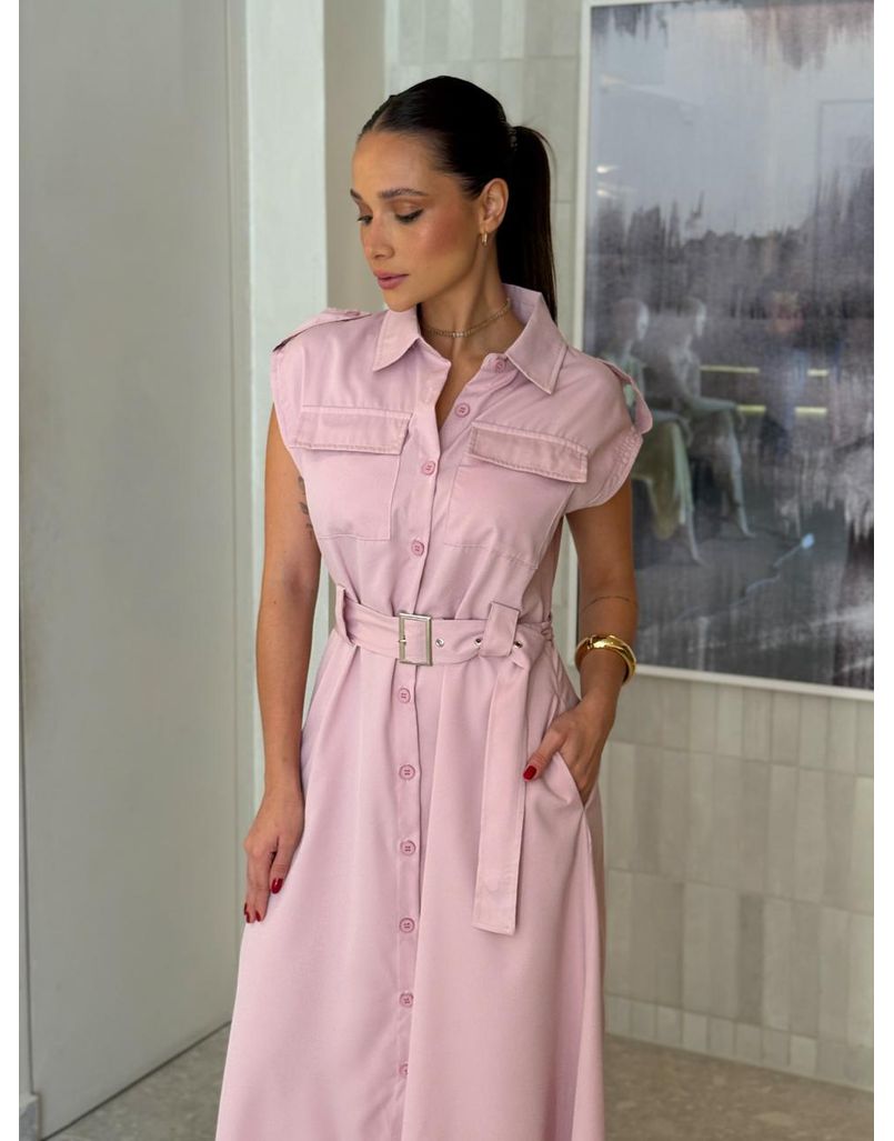 Vestido Botões Eloise Danone