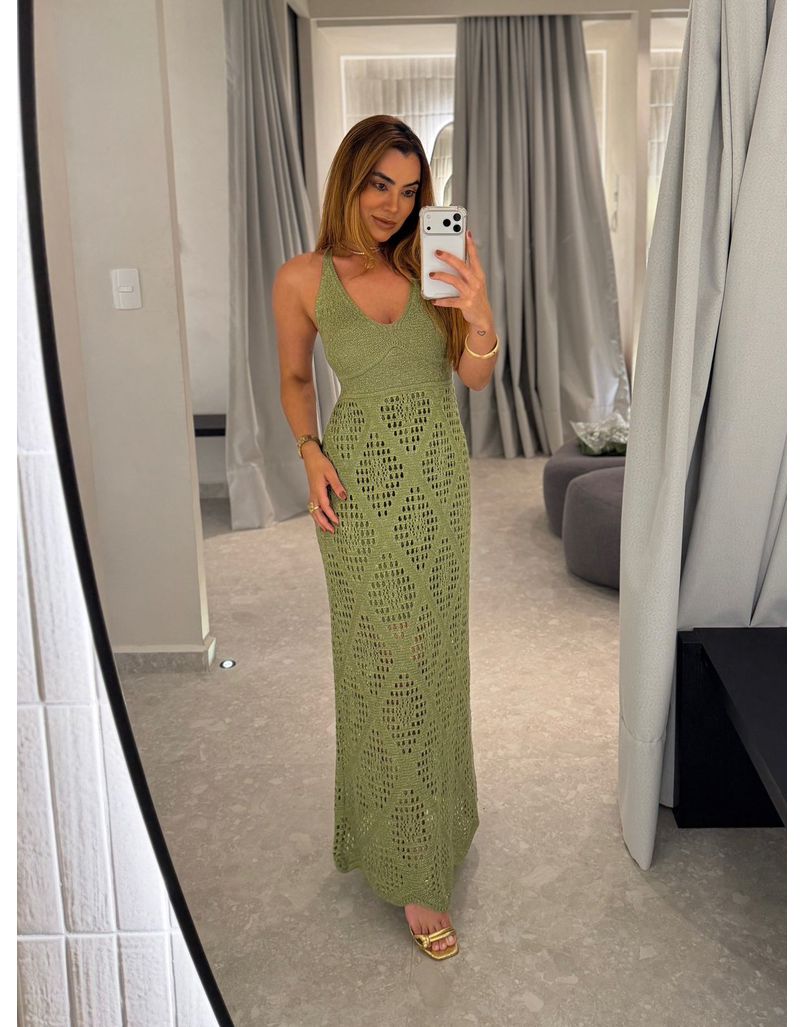 Vestido Tricot Lurex Catarina Oliva