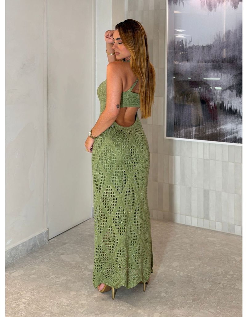 Vestido Tricot Lurex Catarina Oliva