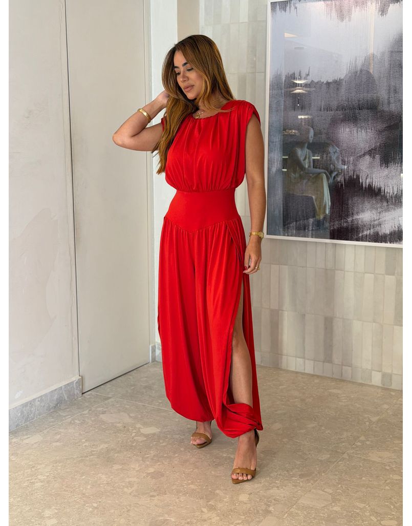 Macacão Jasmine Vermelho 