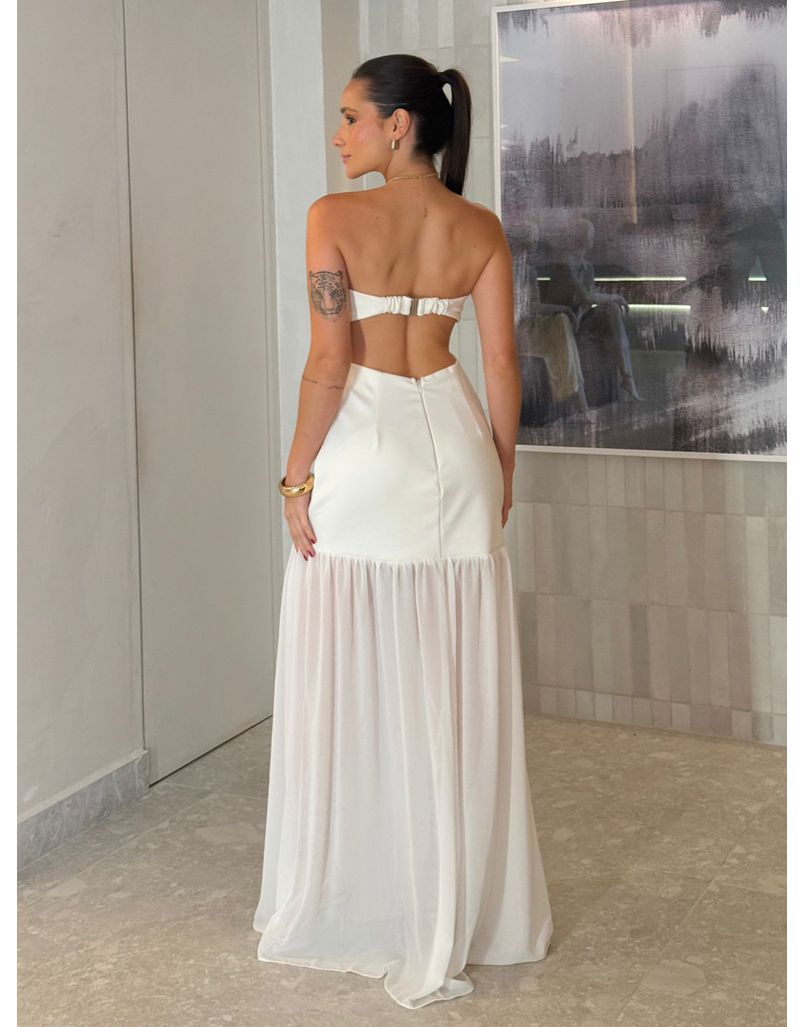 Vestido Midi Maia Branco