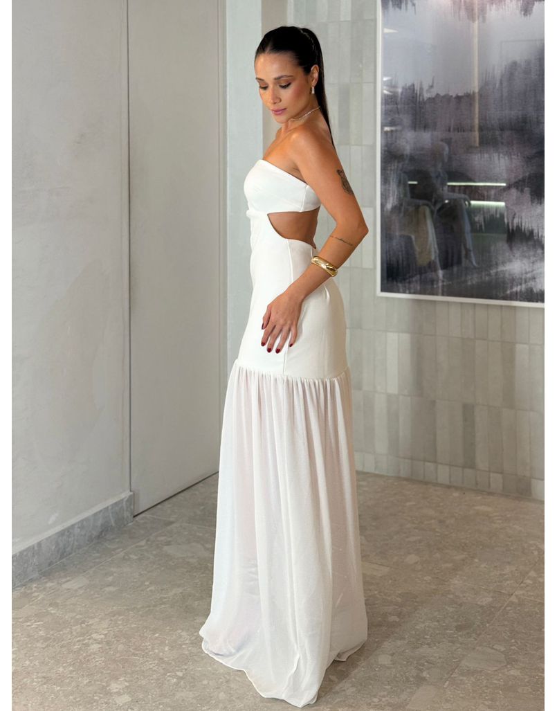 Vestido Midi Maia Branco