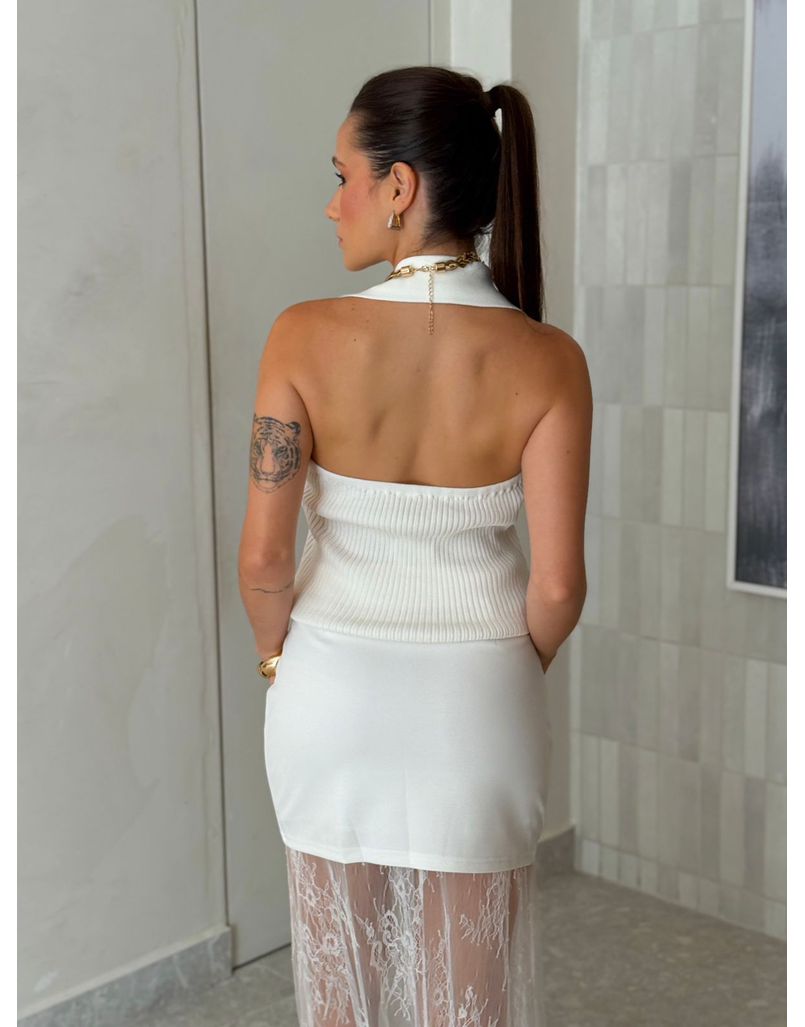 Blusa Tricot Frente Única Miranda Off