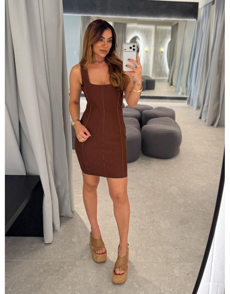 Vestido Rayon Naomi Café 