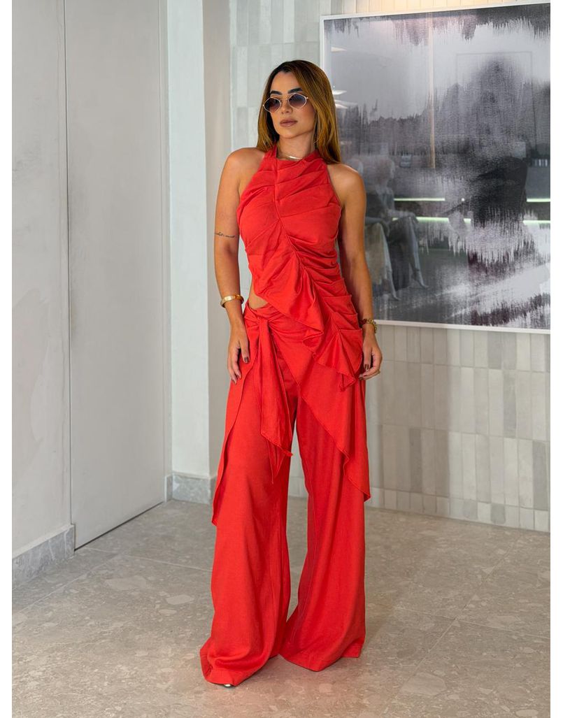 Macacão Seen Celebration Vermelho