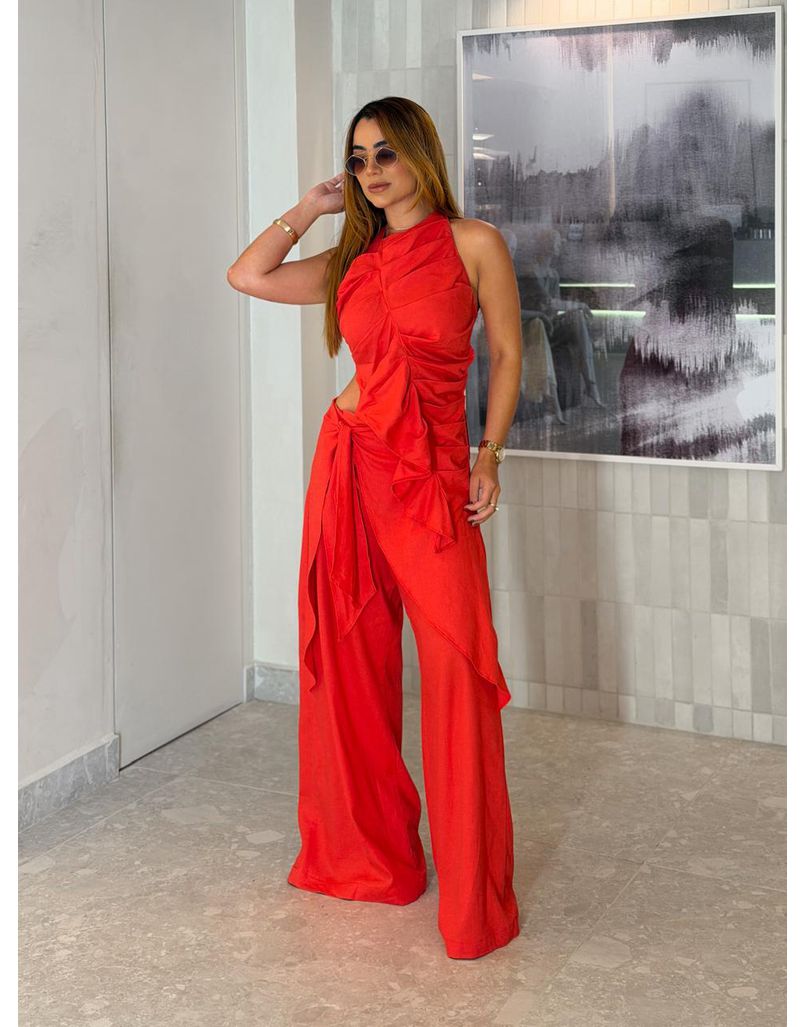 Macacão Seen Celebration Vermelho