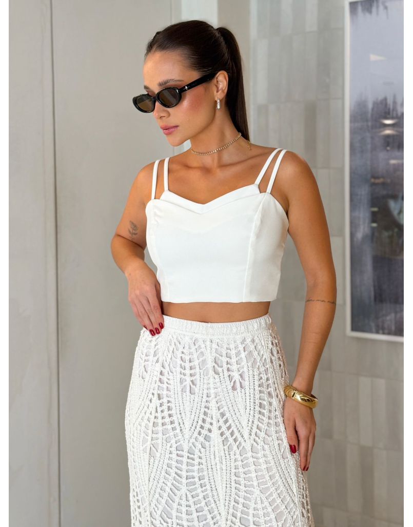 Blusa Alfaiataria Bella Branco