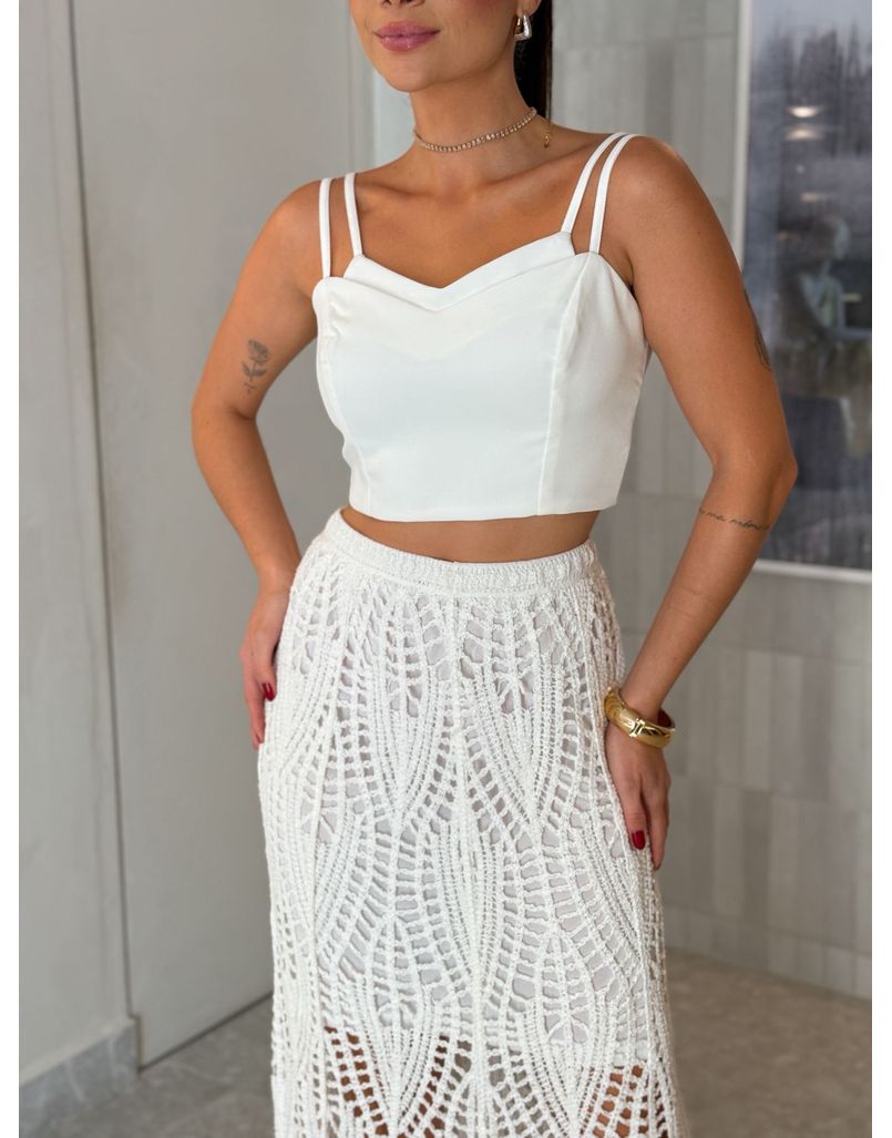 Blusa Alfaiataria Bella Branco