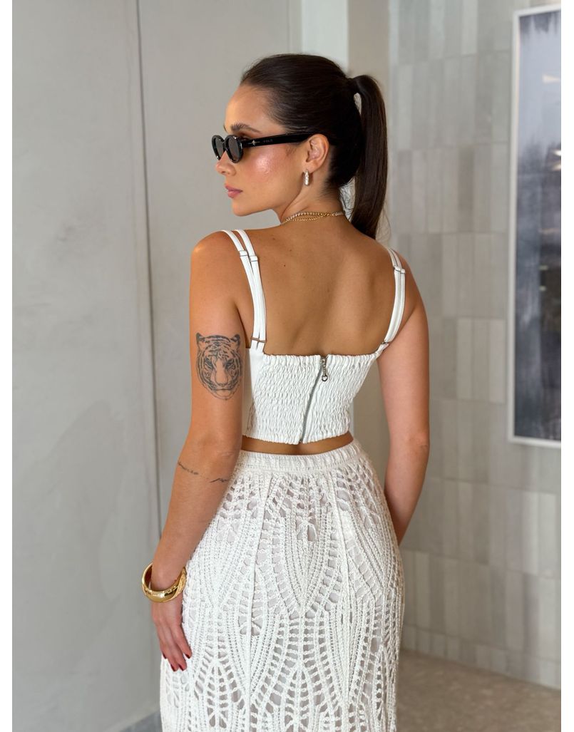 Blusa Alfaiataria Bella Branco